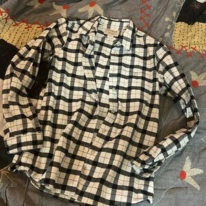 Filson black & white flannel